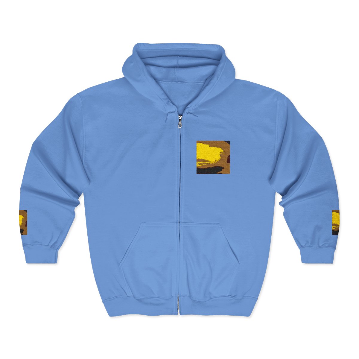 Zoitra Amber Horizon Heavy Blend Hoodie — Luxury Edit from Zoitra Collective