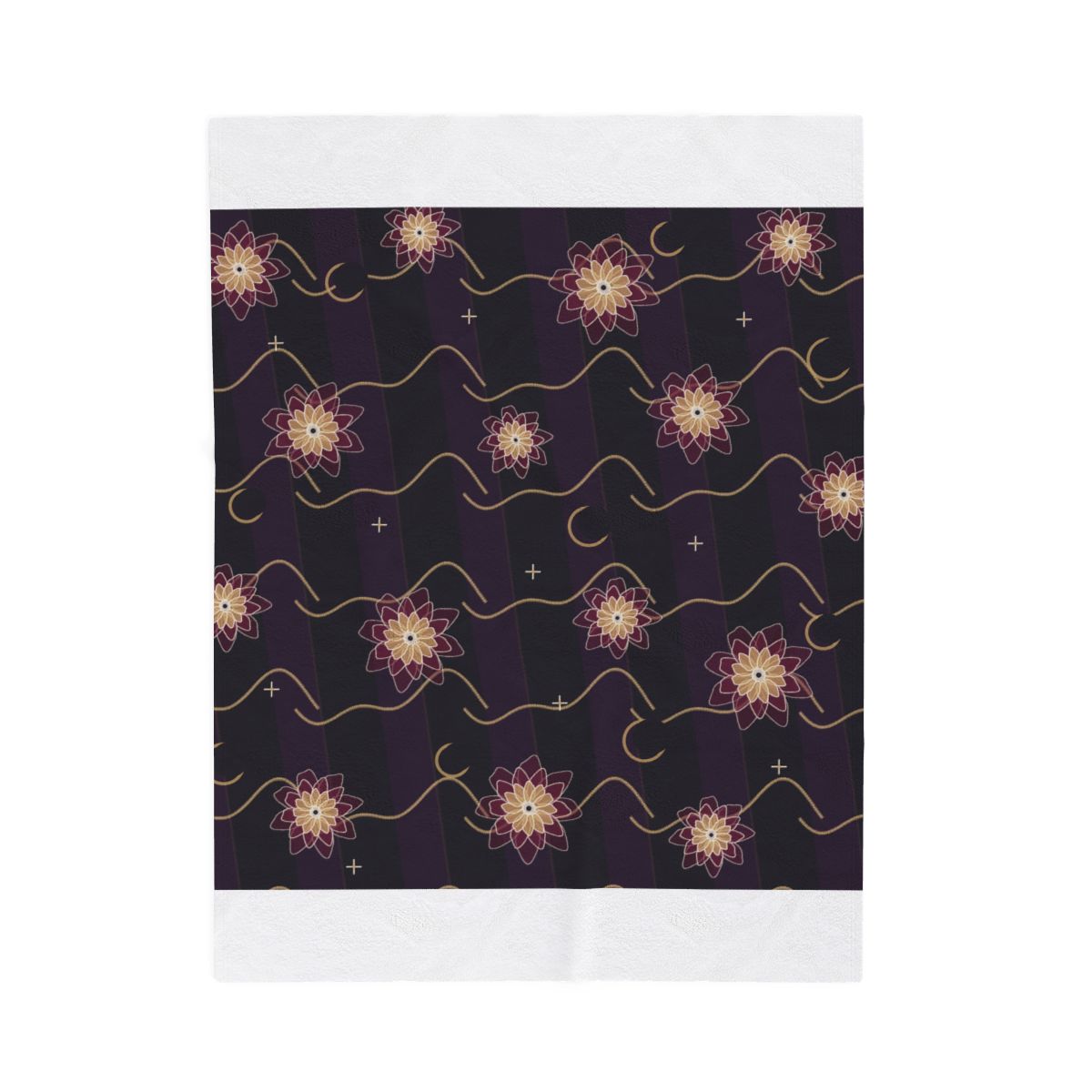 Zoitra Amour Nocturne Velveteen Blanket — gallery view 1 of 8