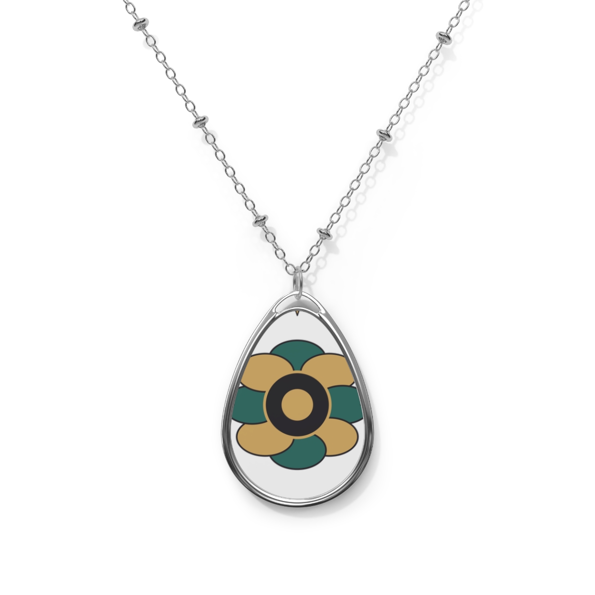 Zoitra Auric Bloom Oval Necklace — gallery view 1 of 5