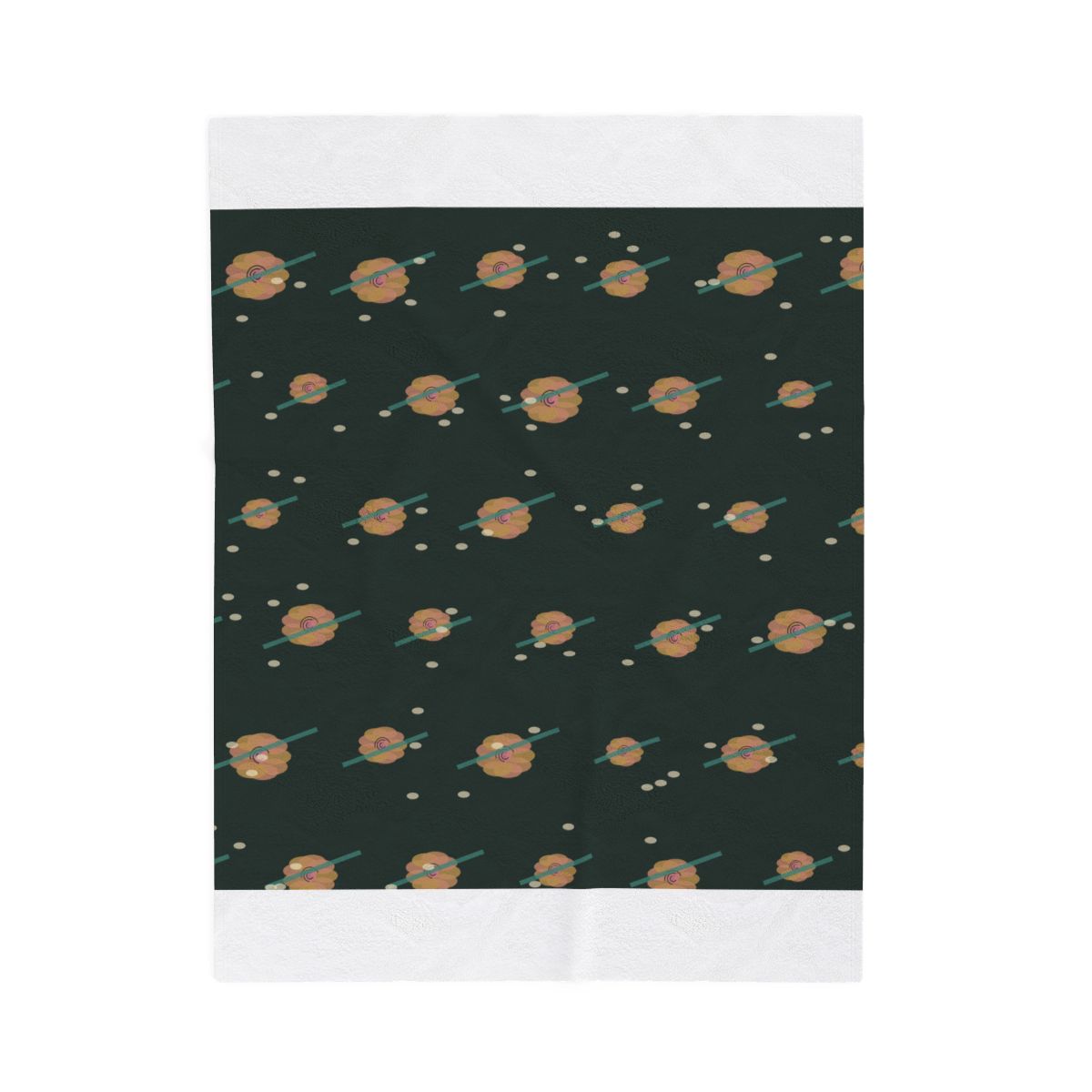 Zoitra Auric Bloom Velveteen Blanket — gallery view 1 of 8