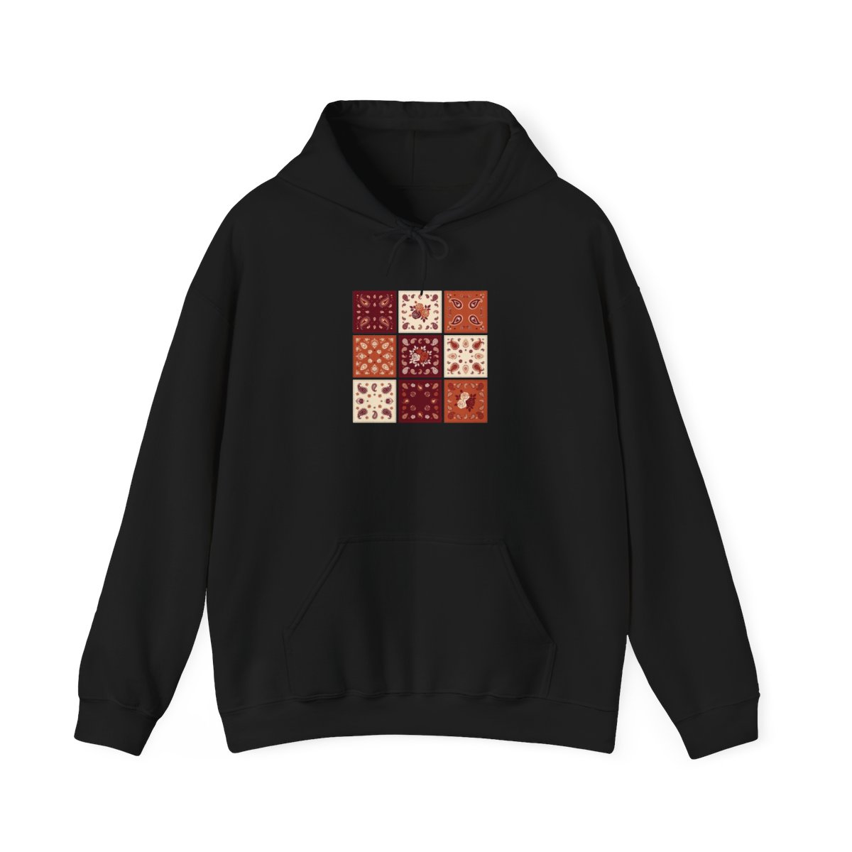 Zoitra Bandana Patchwork Hoodie — Luxury Edit from Zoitra Collective