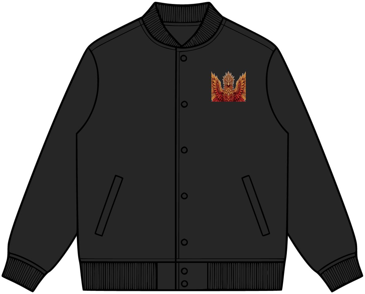 Zoitra Bold Graphic Bomber — Luxury Edit from Zoitra Collective