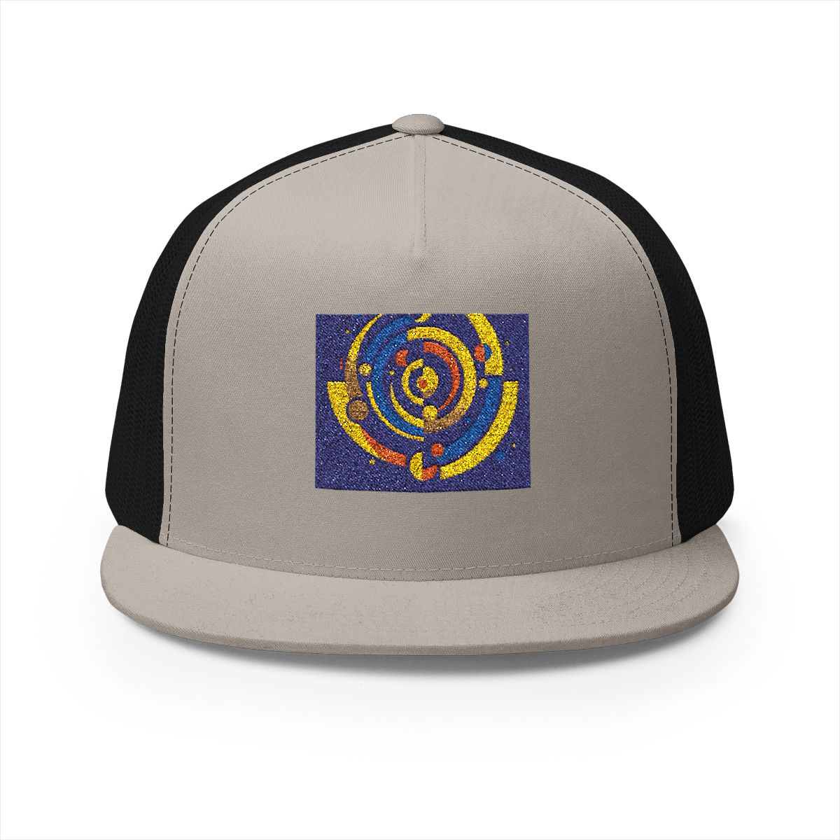 Zoitra Celestial Geometry Trucker Cap — Accessories from Zoitra Collective