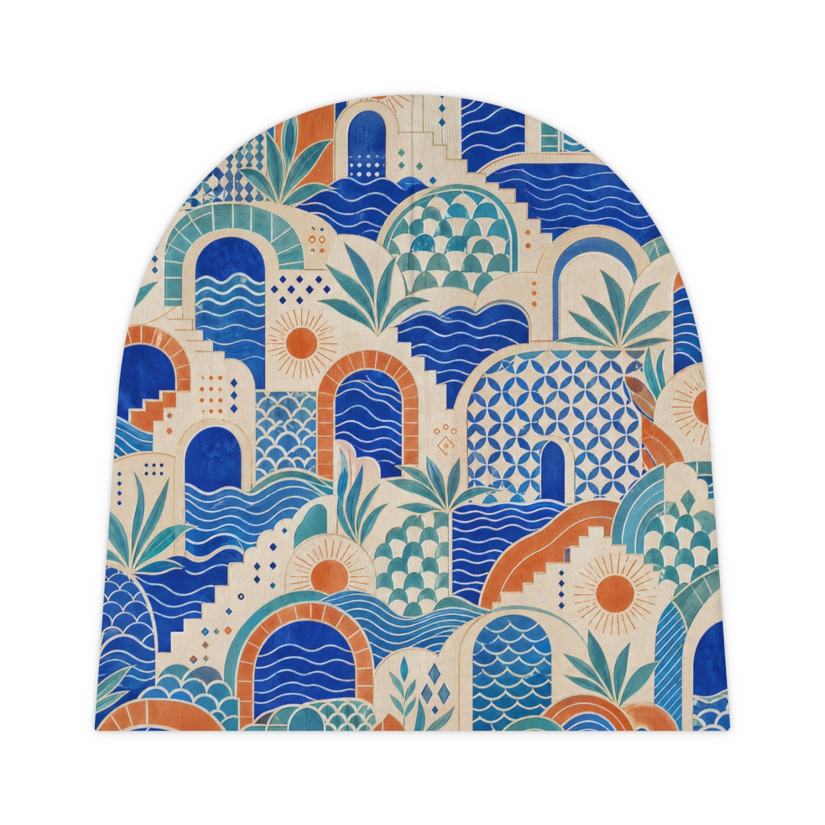 Zoitra Cerulean Maison Baby Beanie — gallery view 1 of 4