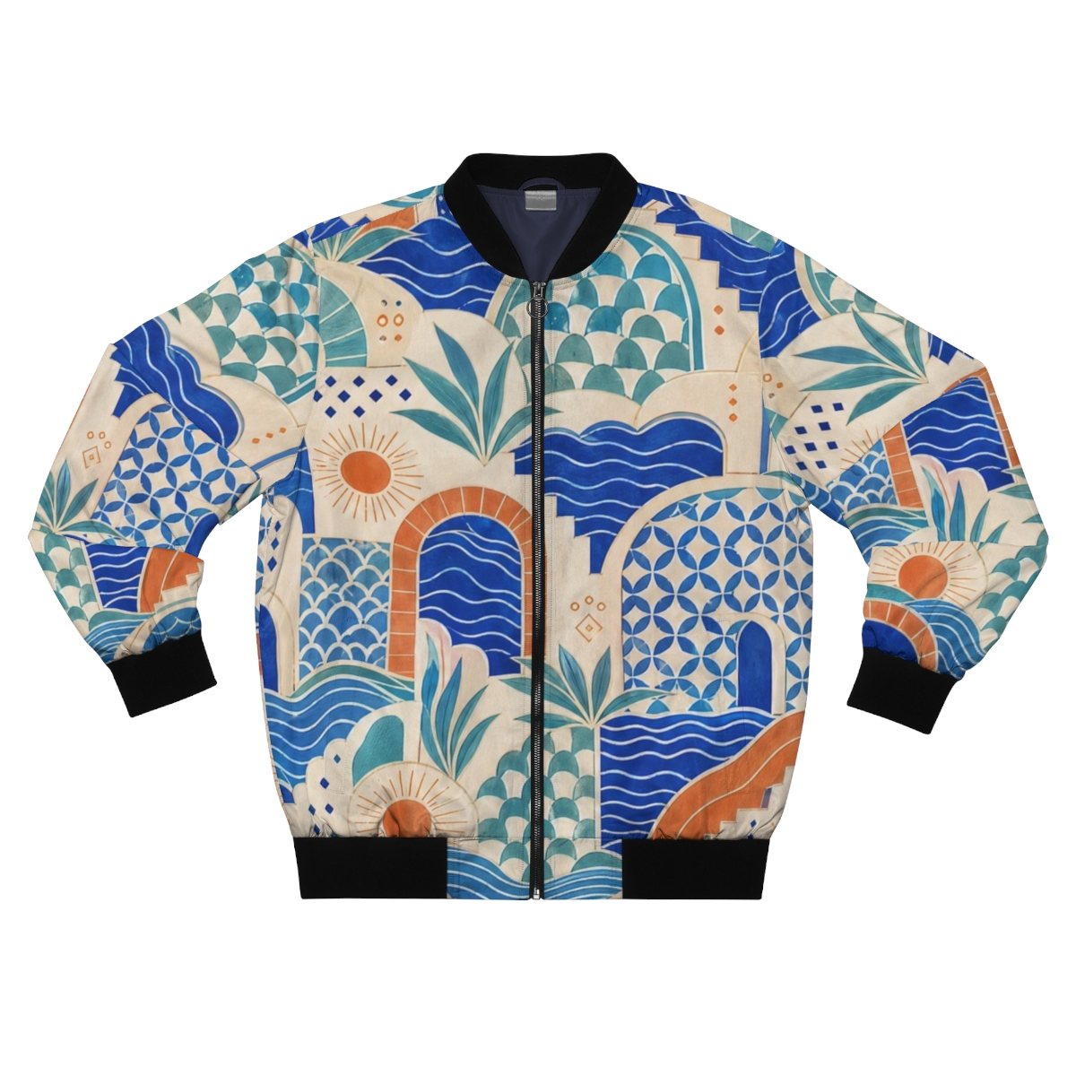 Zoitra Cerulean Maison Bomber Jacket — gallery view 1 of 4
