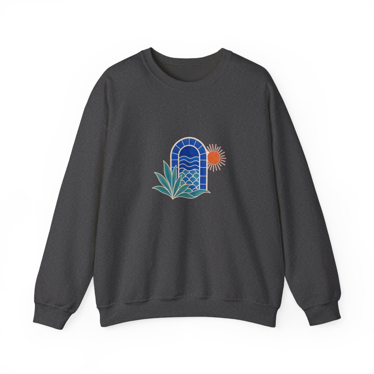 Zoitra Cerulean Maison Crewneck — Luxury Edit from Zoitra Collective