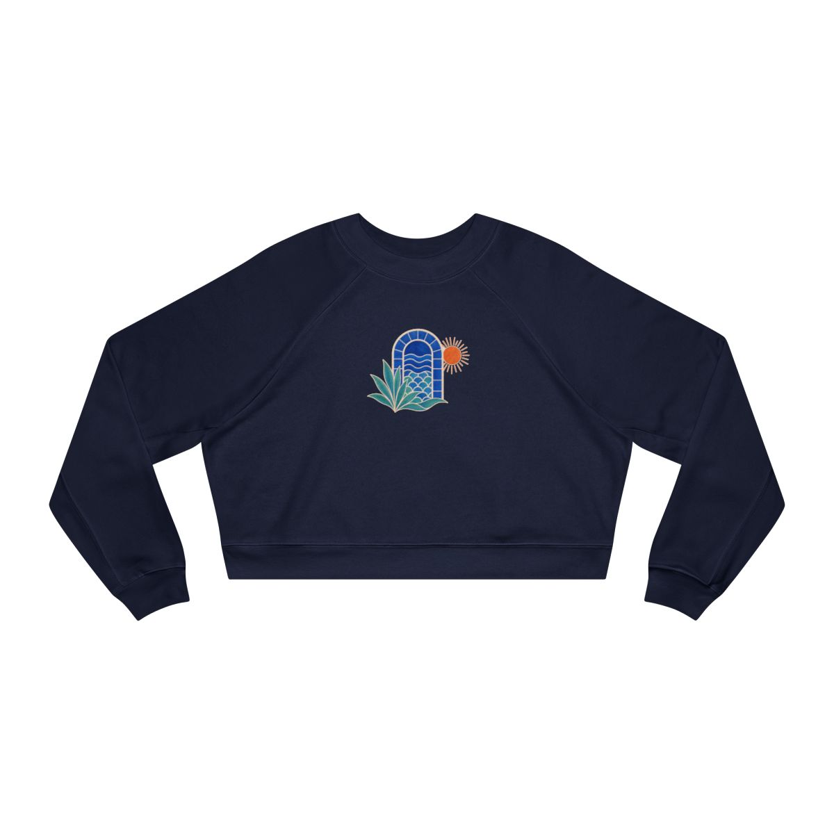Zoitra Cerulean Maison Cropped Fleece — gallery view 1 of 4