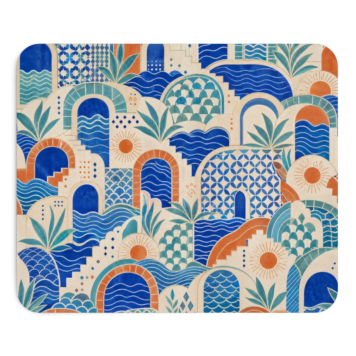 Zoitra Cerulean Maison Desk Mat — gallery view 1 of 6