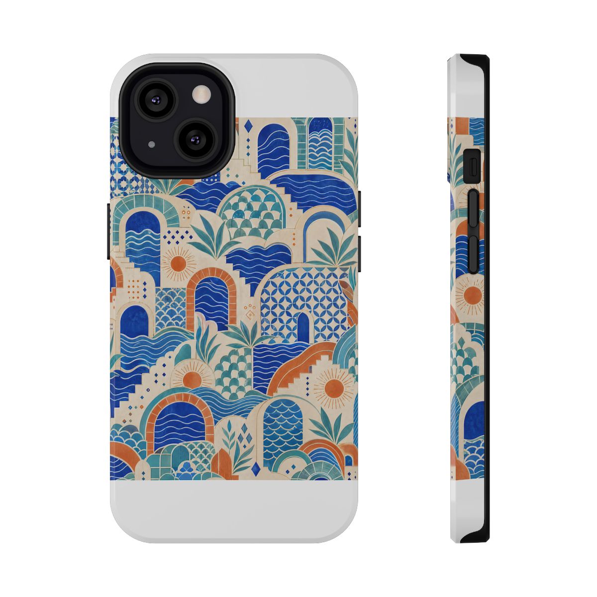 Zoitra Cerulean Maison Impact-Resistant Phone Case — Tech & Desk from Zoitra Collective
