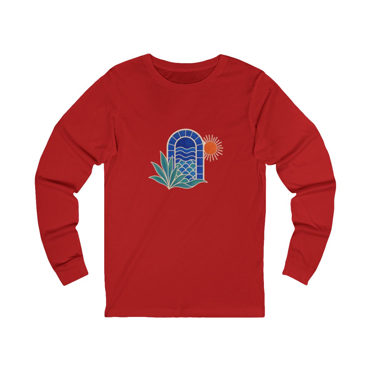 Zoitra Cerulean Maison Long Sleeve — gallery view 1 of 6