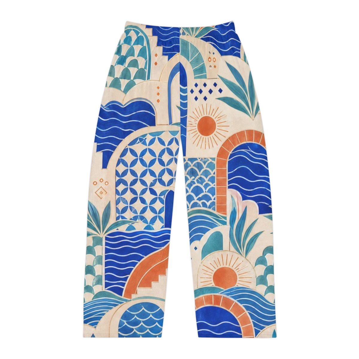 Zoitra Cerulean Maison Men's Lounge Pants — Luxury Edit from Zoitra Collective