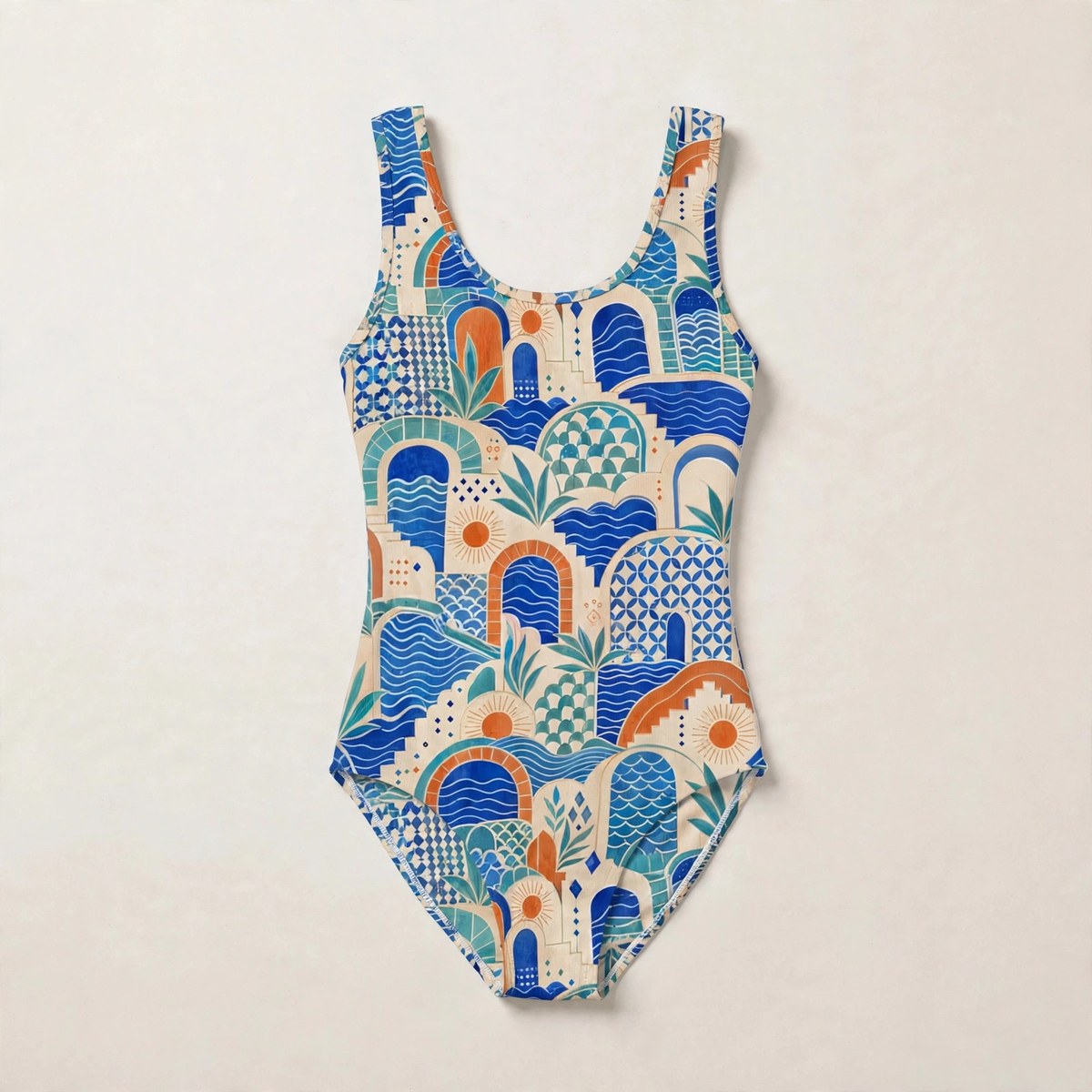 Zoitra Cerulean Maison One-Piece Swimsuit — gallery view 1 of 4