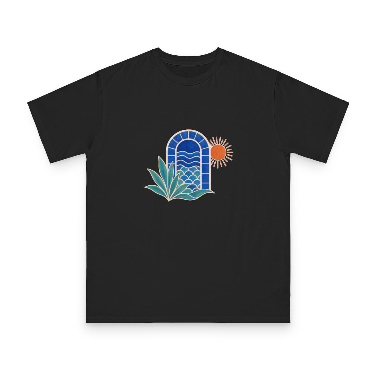 Zoitra Cerulean Maison Organic Tee — gallery view 1 of 5