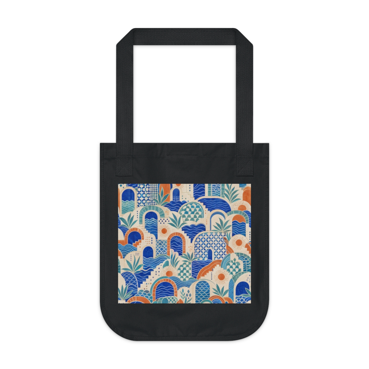 Zoitra Cerulean Maison Organic Tote — Bags & Carry from Zoitra Collective