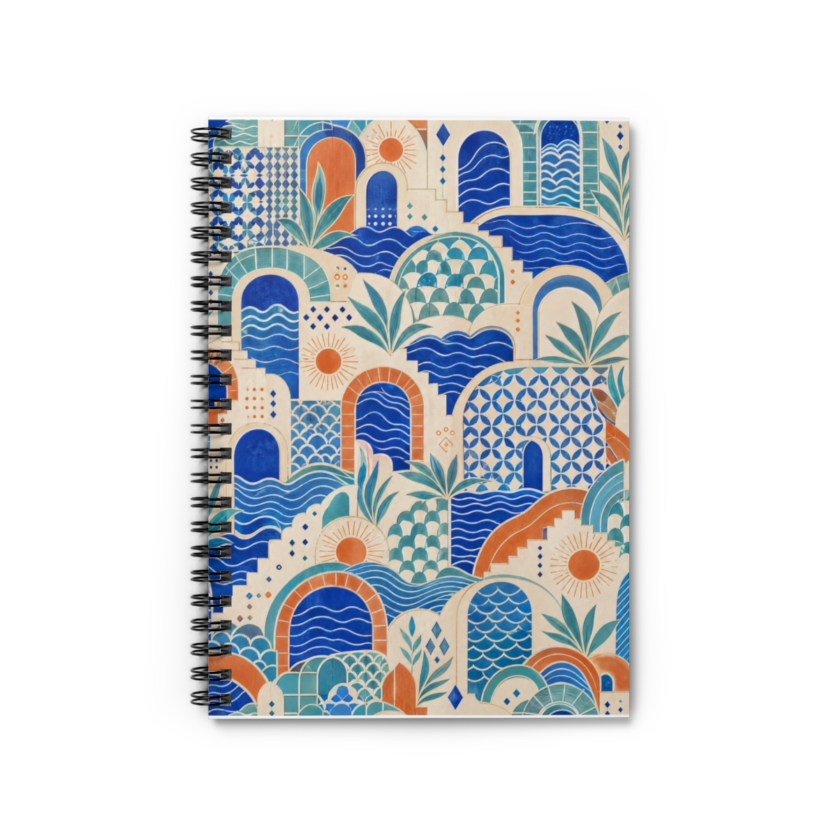 Zoitra Cerulean Maison Spiral Notebook — Tech & Desk from Zoitra Collective