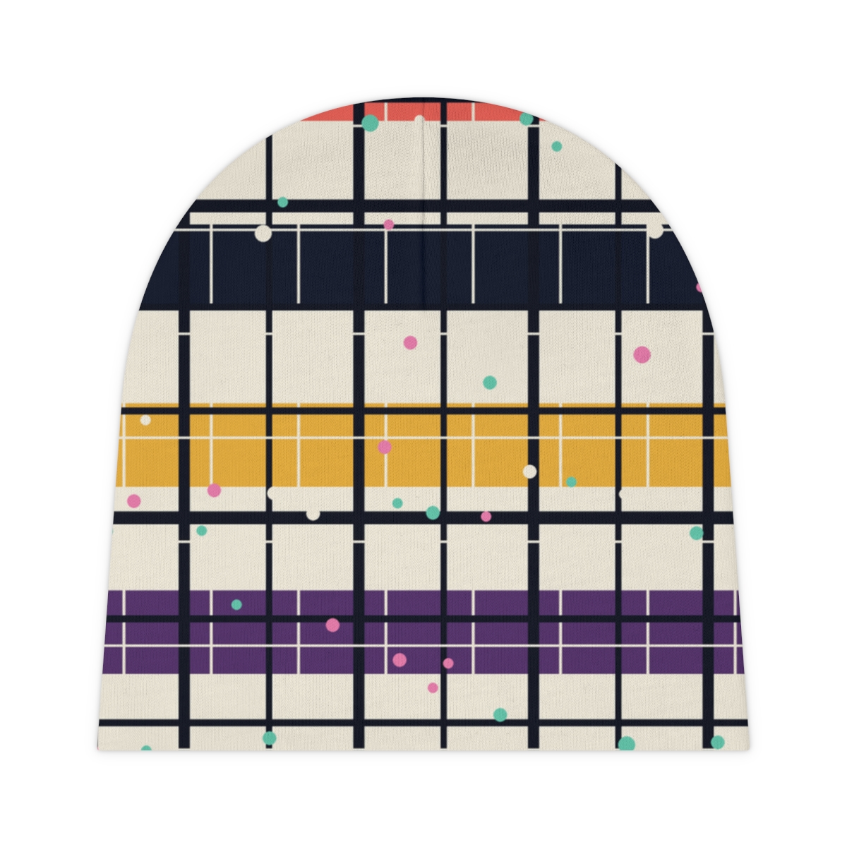 Zoitra Chromatic Check Baby Beanie — gallery view 1 of 4