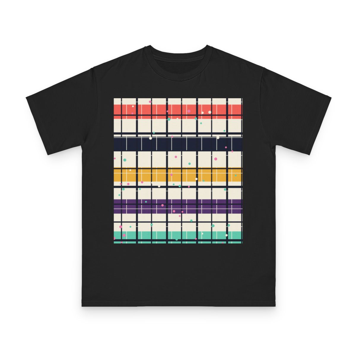 Zoitra Chromatic Check Organic Tee — Apparel from Zoitra Collective