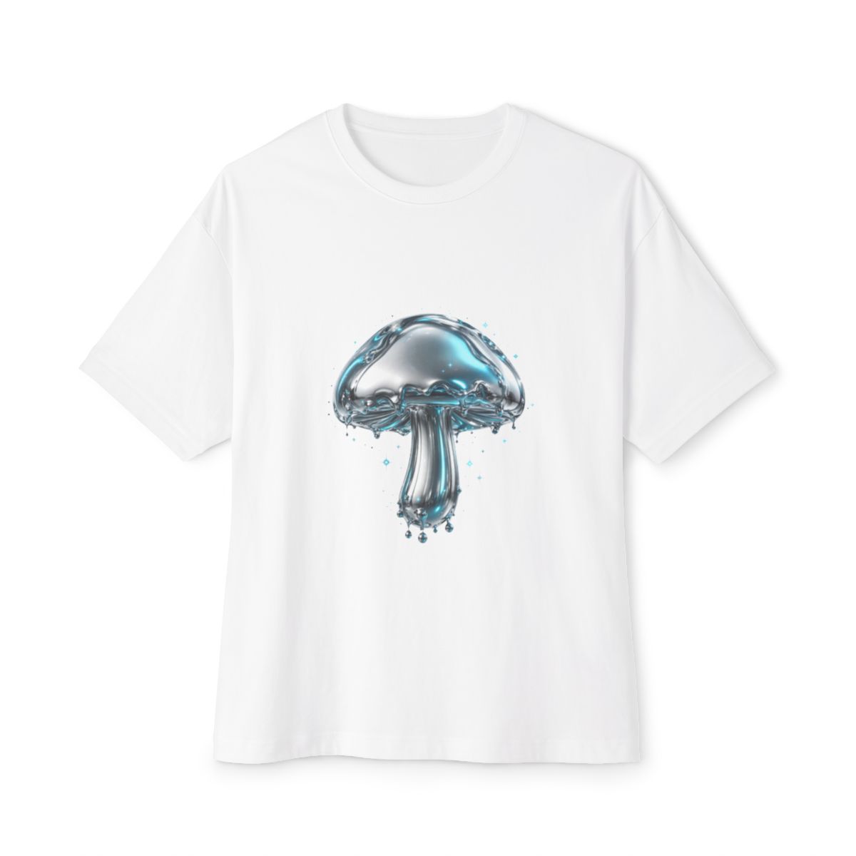 Zoitra Chrome Shroom Oversized Tee — Apparel from Zoitra Collective
