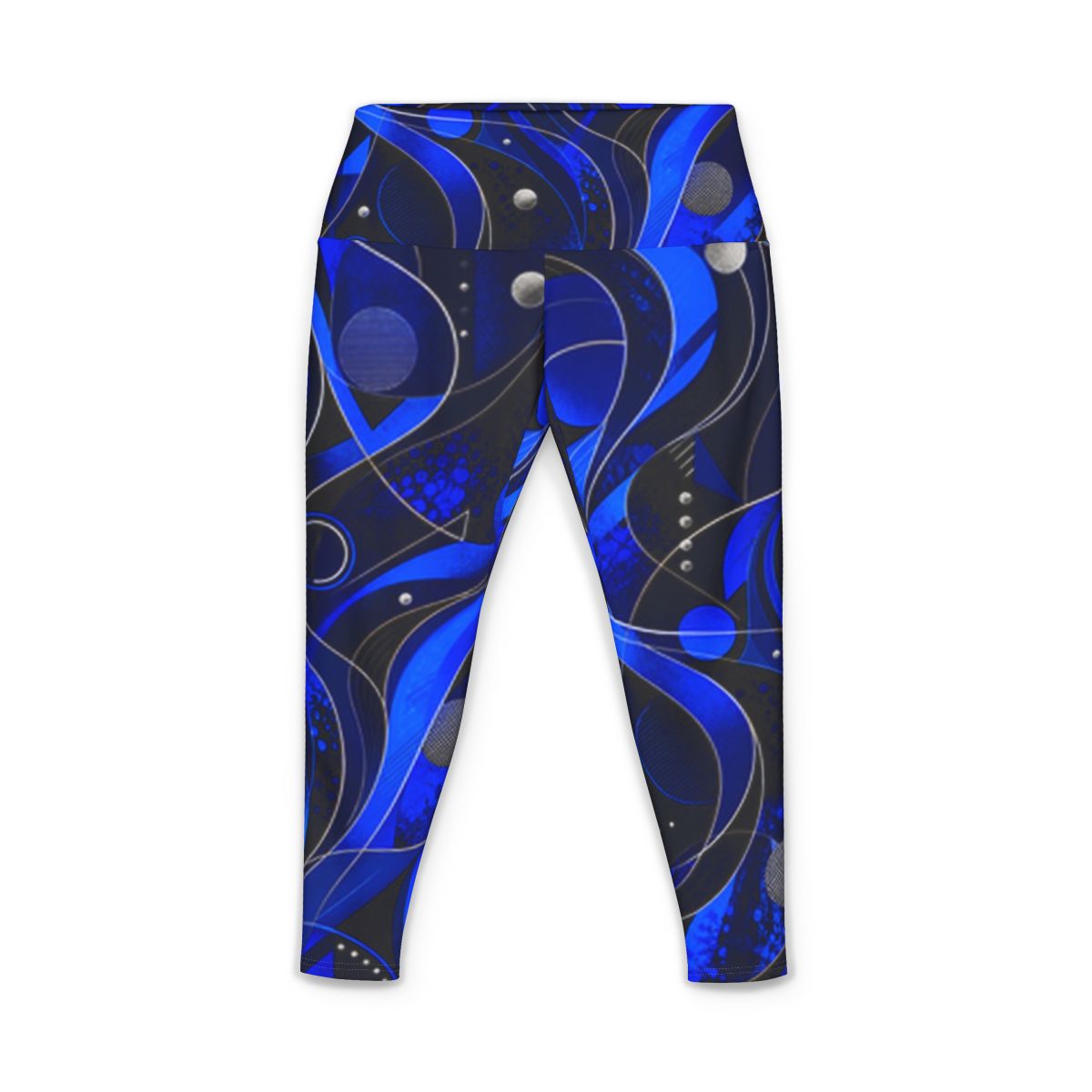 Zoitra Cobalt Current Women's Yoga Pants — Apparel from Zoitra Collective