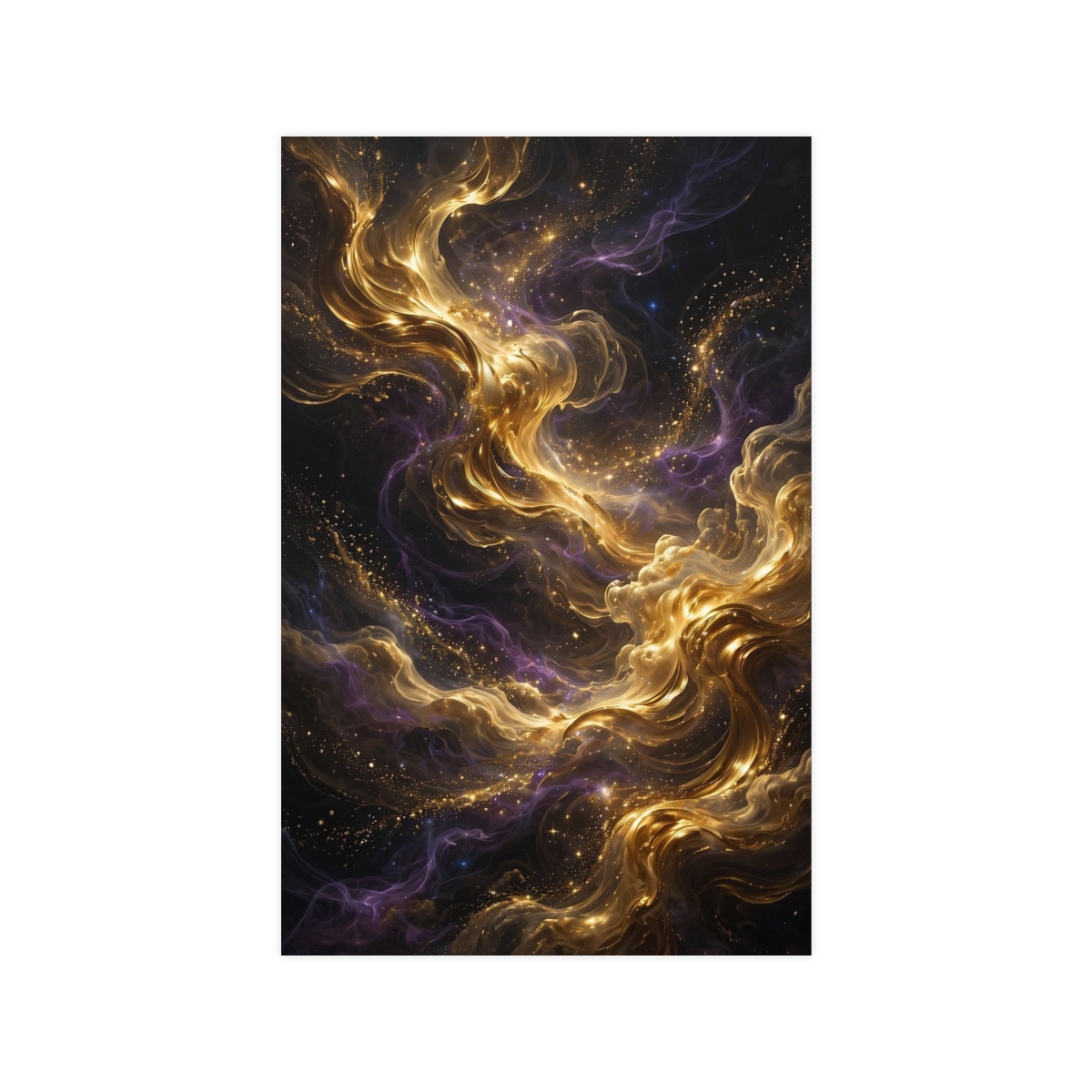 Zoitra Cosmic Gold Art Print — gallery view 1 of 3