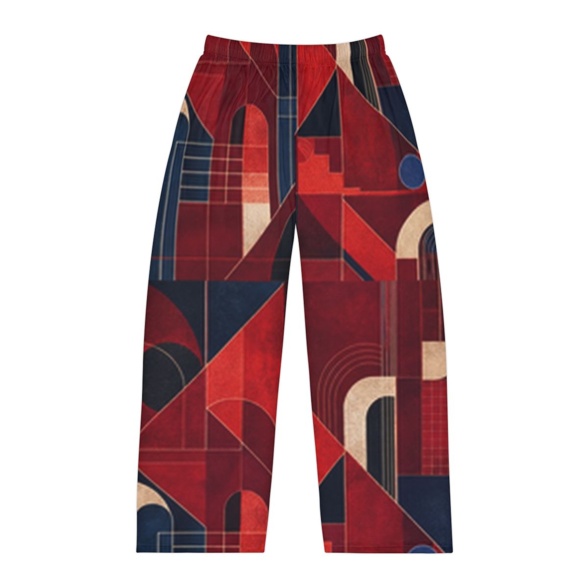 Zoitra Crimson Meridian Men's Lounge Pants — Luxury Edit from Zoitra Collective