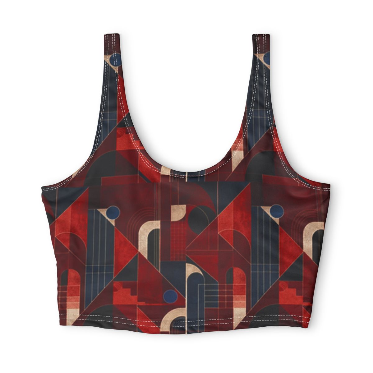 Zoitra Crimson Meridian Sports Bra — Apparel from Zoitra Collective
