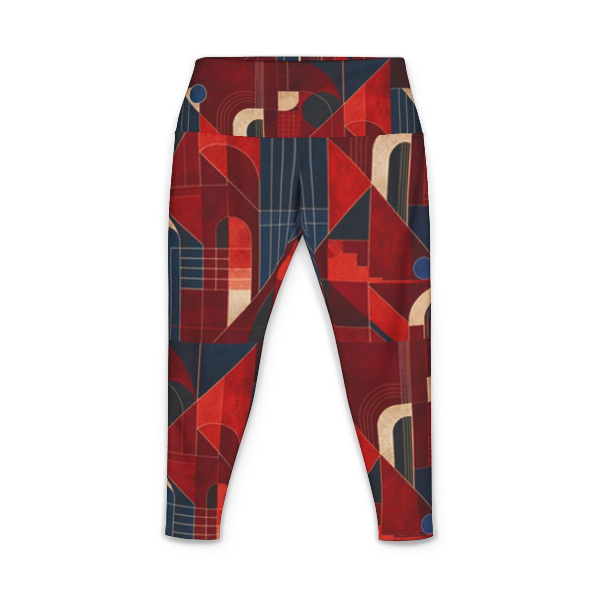 Zoitra Crimson Meridian Women's Yoga Pants — gallery view 1 of 3