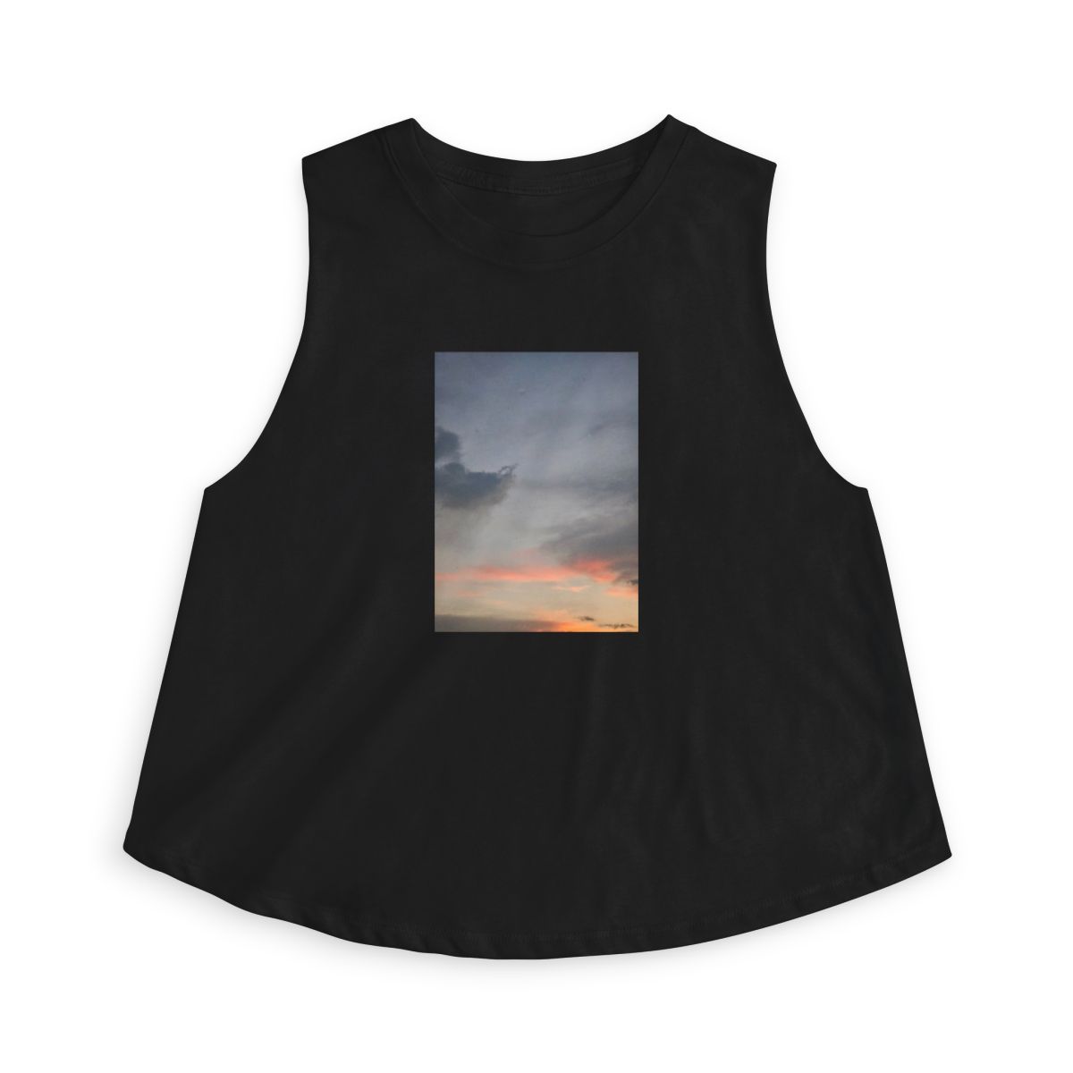 Zoitra Dusk Horizon Crop Tee — Apparel from Zoitra Collective