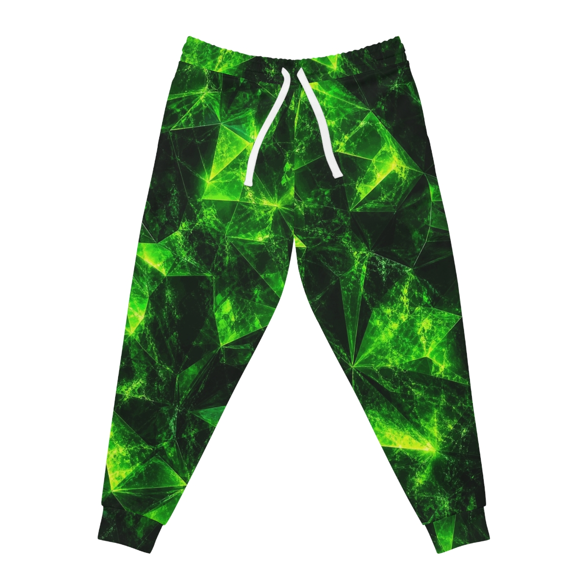 Zoitra Emerald Facet Athletic Joggers — Luxury Edit from Zoitra Collective