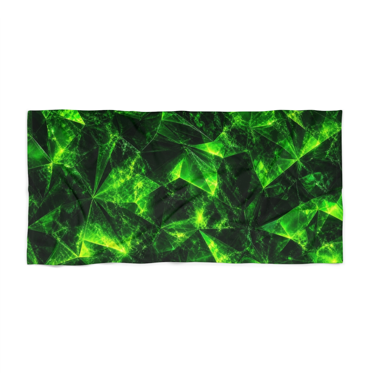 Zoitra Emerald Facet Beach Towel — Swim & Resort from Zoitra Collective