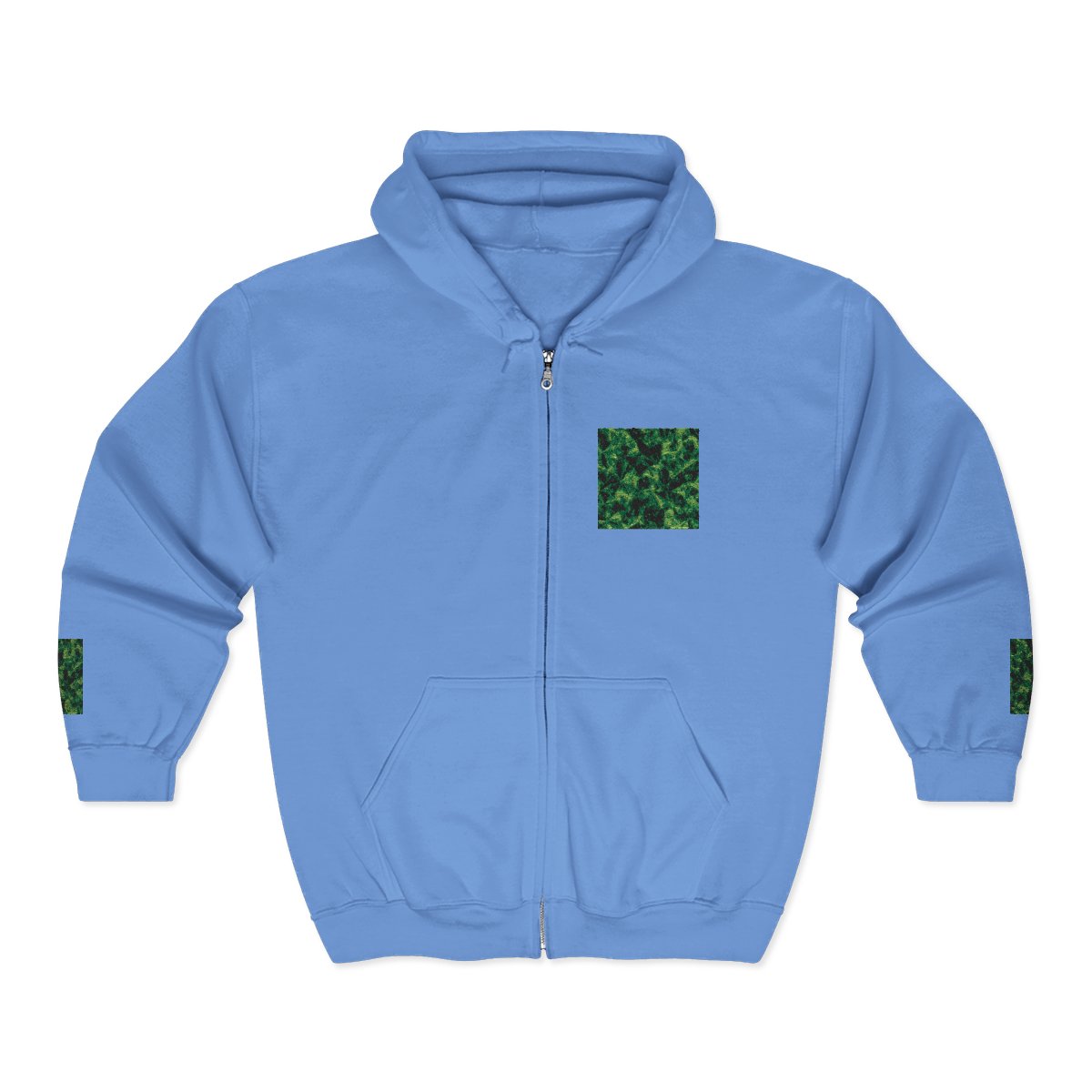 Zoitra Emerald Facet Heavy Blend Hoodie — Luxury Edit from Zoitra Collective