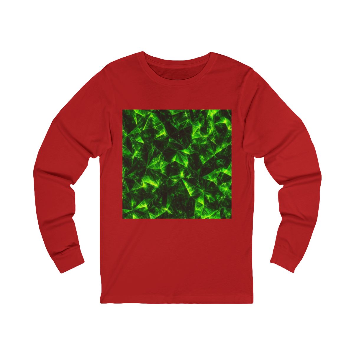 Zoitra Emerald Facet Long Sleeve Tee — gallery view 1 of 6