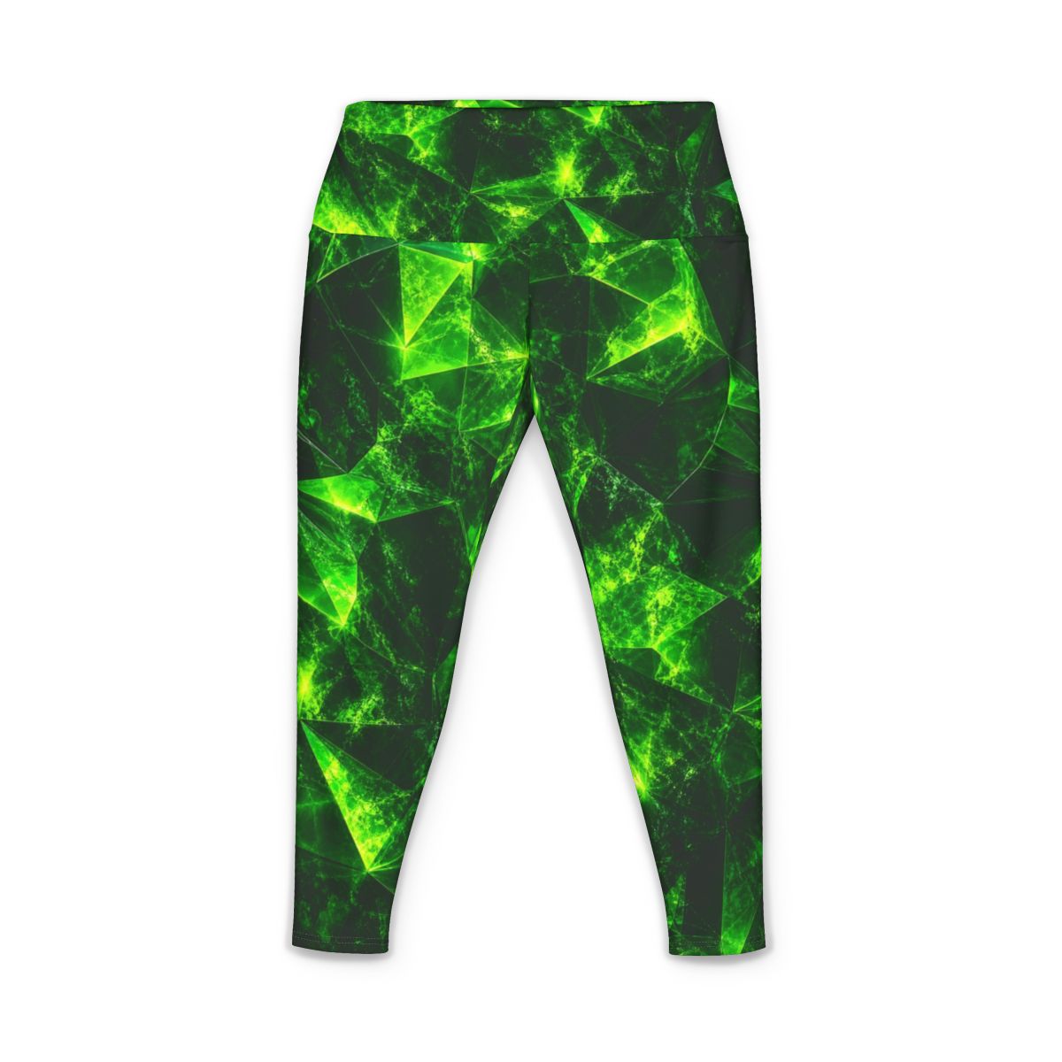 Zoitra Emerald Facet Women's Yoga Pants — gallery view 1 of 3