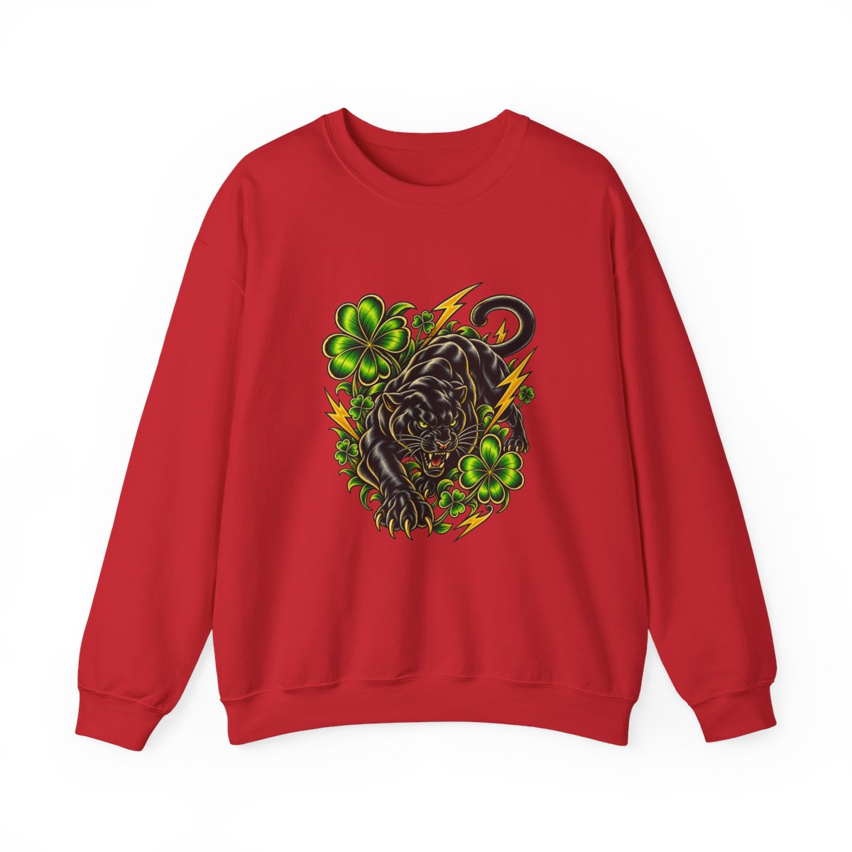 Zoitra Emerald Predator Heavy Blend Crewneck — gallery view 1 of 15