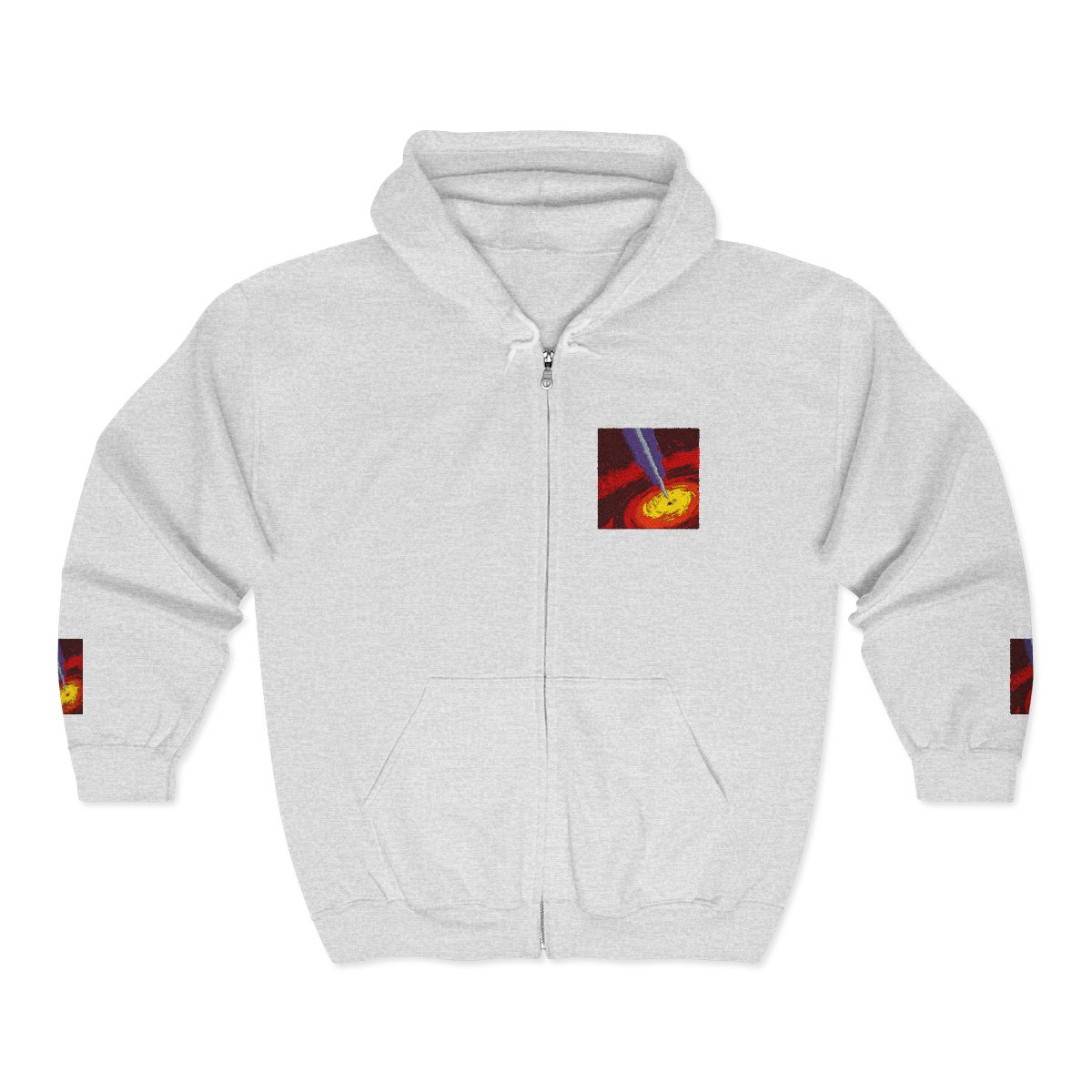 Zoitra Event Horizon Heavy Blend Hoodie — gallery view 1 of 9