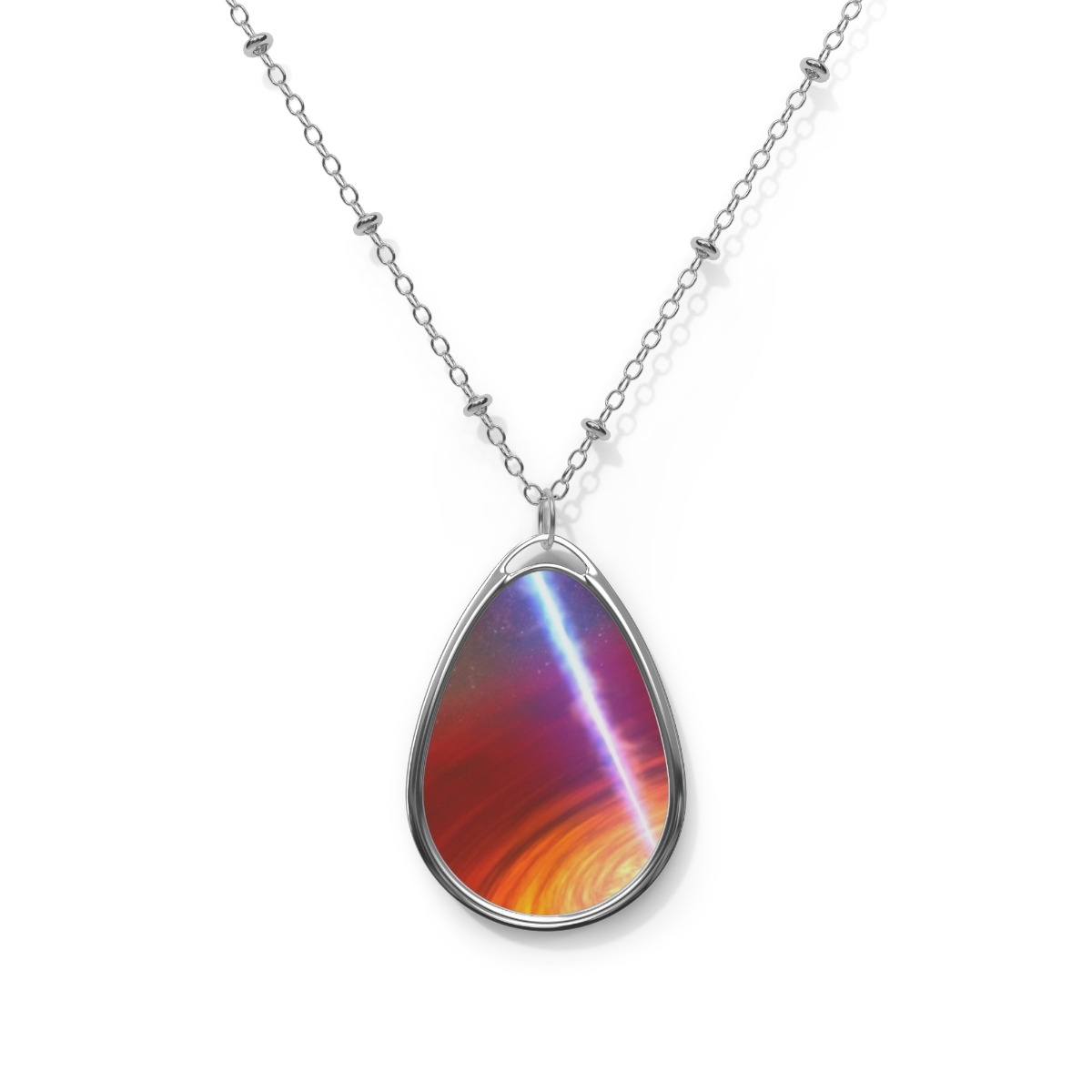 Zoitra Event Horizon Oval Necklace — gallery view 1 of 5