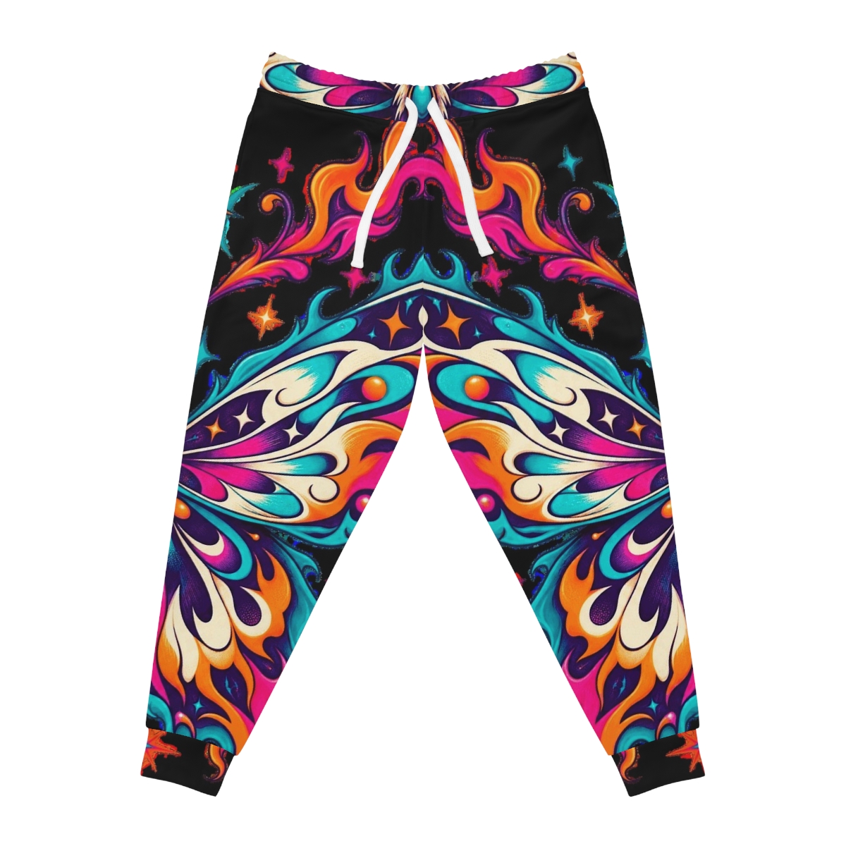 Zoitra Flame Moth Athletic Joggers — Luxury Edit from Zoitra Collective