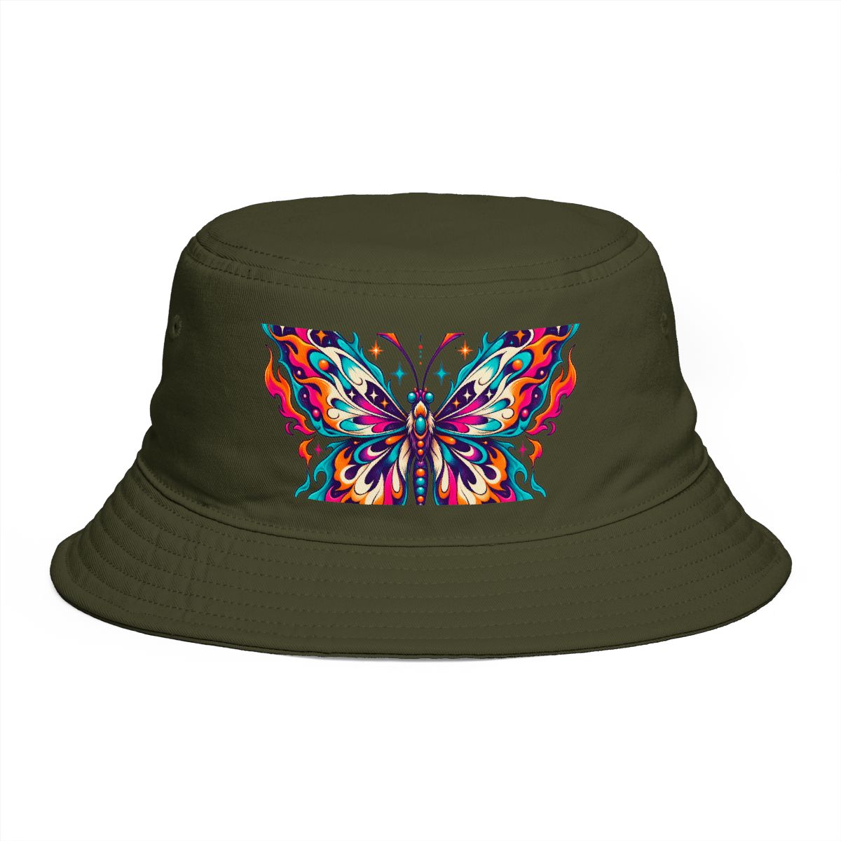 Zoitra Flame Moth Bucket Hat — Accessories from Zoitra Collective