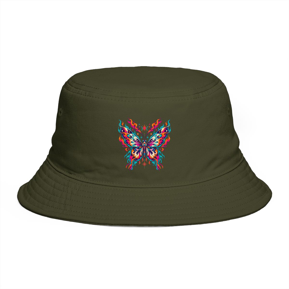 Zoitra Flame Moth Bucket Hat — Accessories from Zoitra Collective