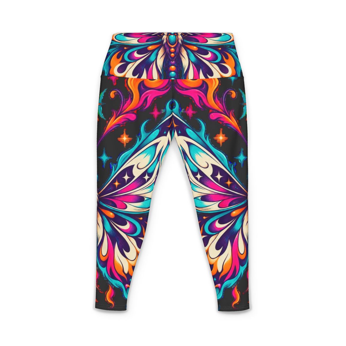 Zoitra Flame Moth Women's Yoga Pants — Apparel from Zoitra Collective