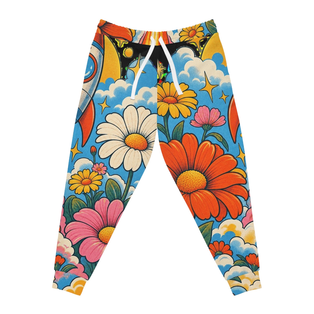 Zoitra Flower Launch Athletic Joggers — Luxury Edit from Zoitra Collective