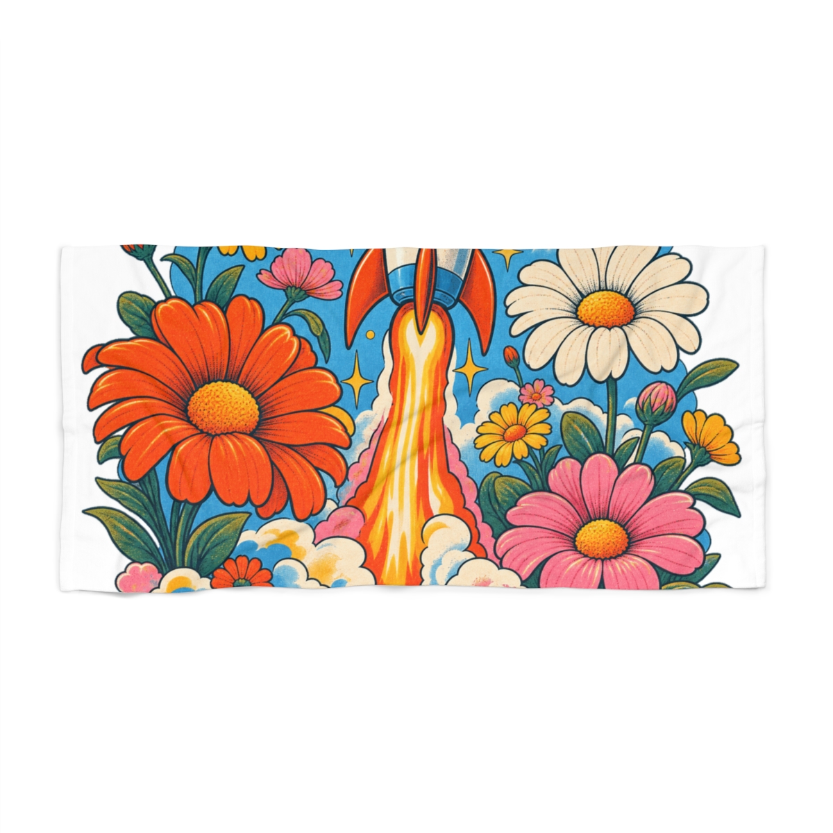 Zoitra Flower Launch Beach Towel — Swim & Resort from Zoitra Collective