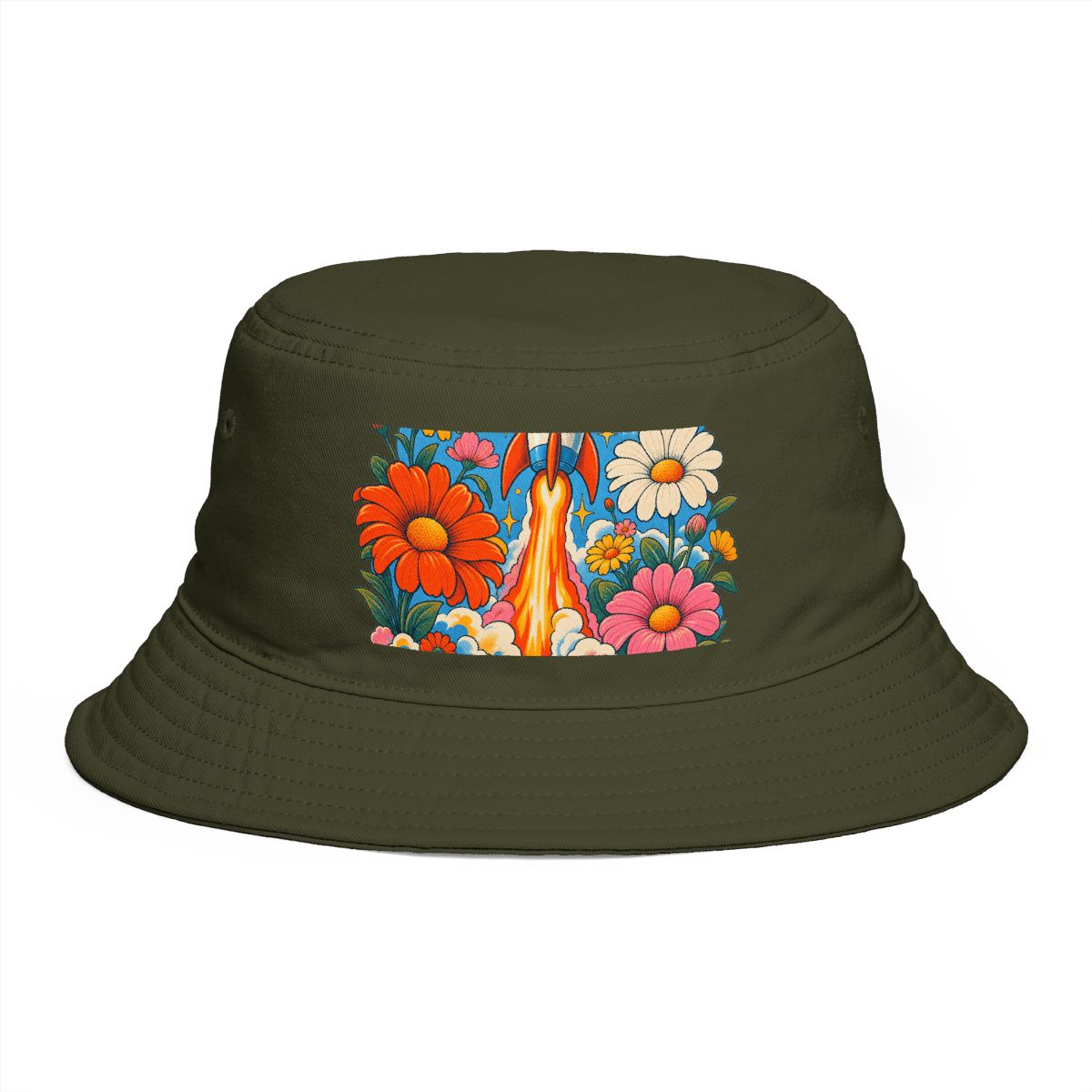 Zoitra Flower Launch Bucket Hat — Accessories from Zoitra Collective