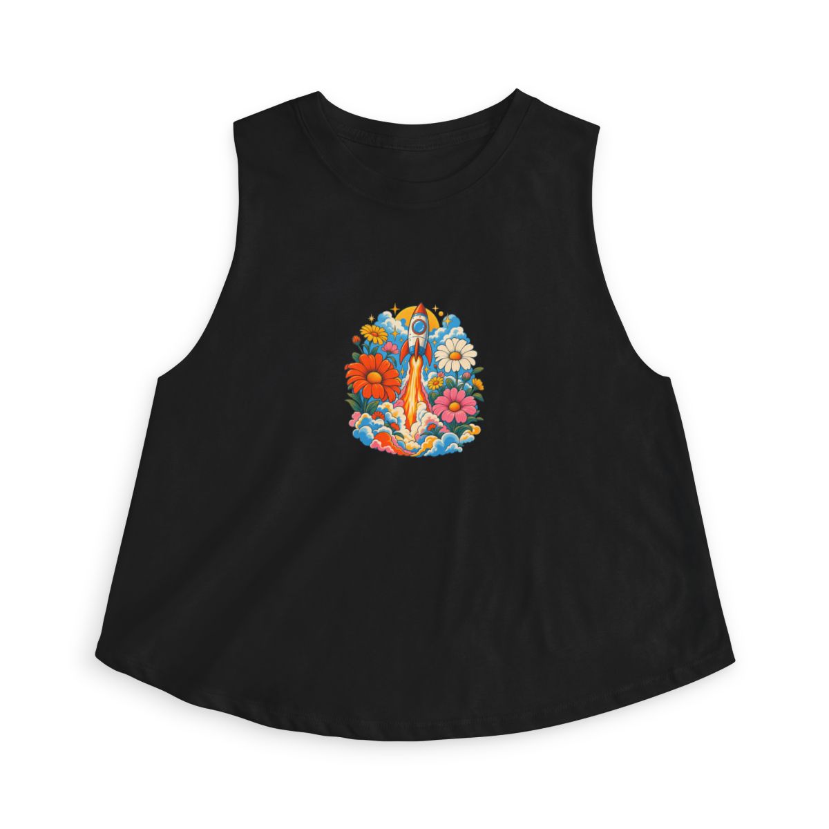 Zoitra Flower Launch Crop Tee — Apparel from Zoitra Collective