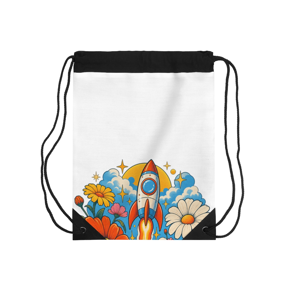 Zoitra Flower Launch Drawstring Bag — Bags & Carry from Zoitra Collective