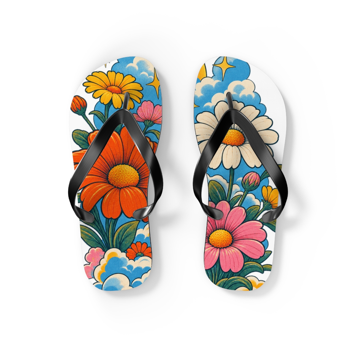Zoitra Flower Launch Flip Flops — Footwear from Zoitra Collective