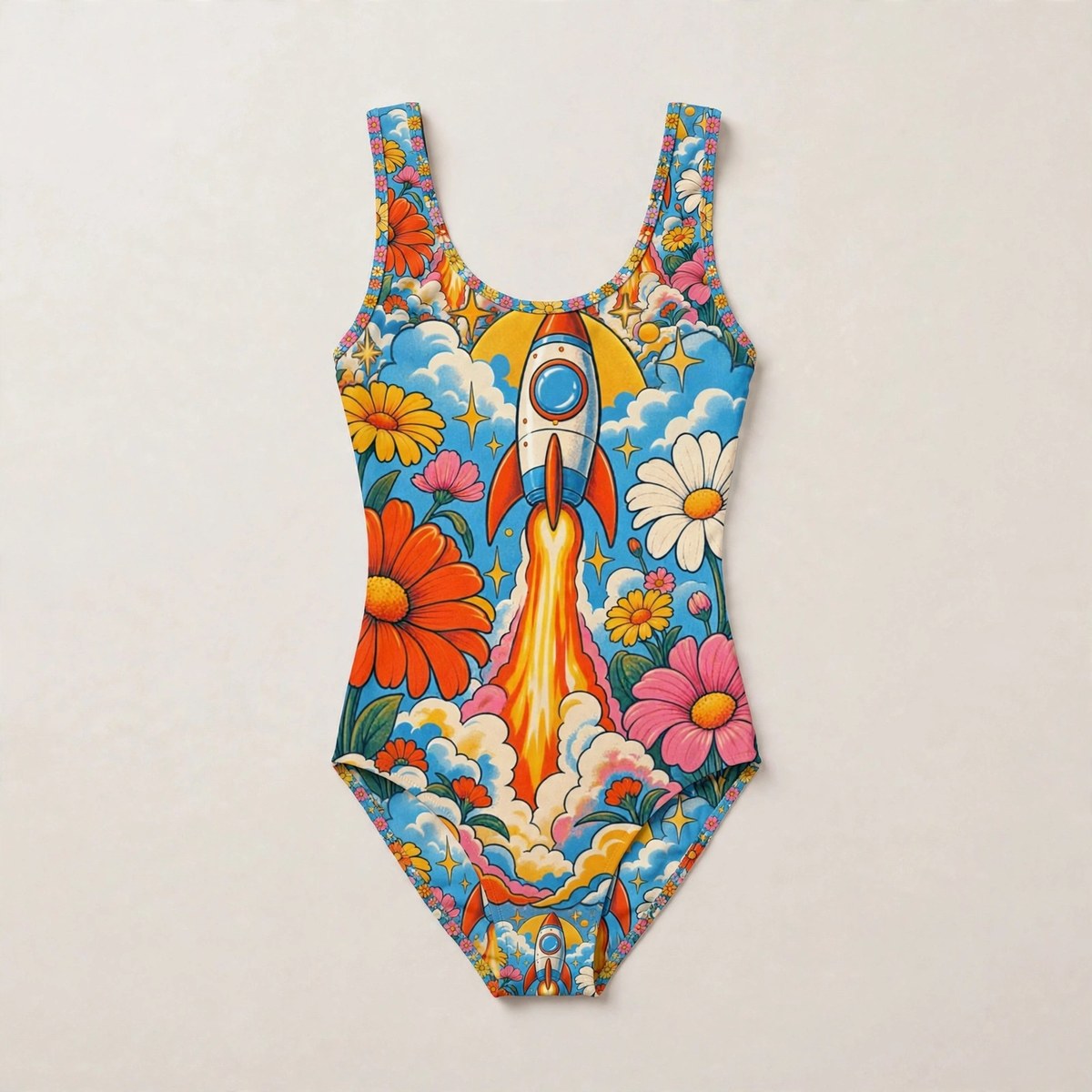 Zoitra Flower Launch One-Piece Swimsuit — gallery view 1 of 4