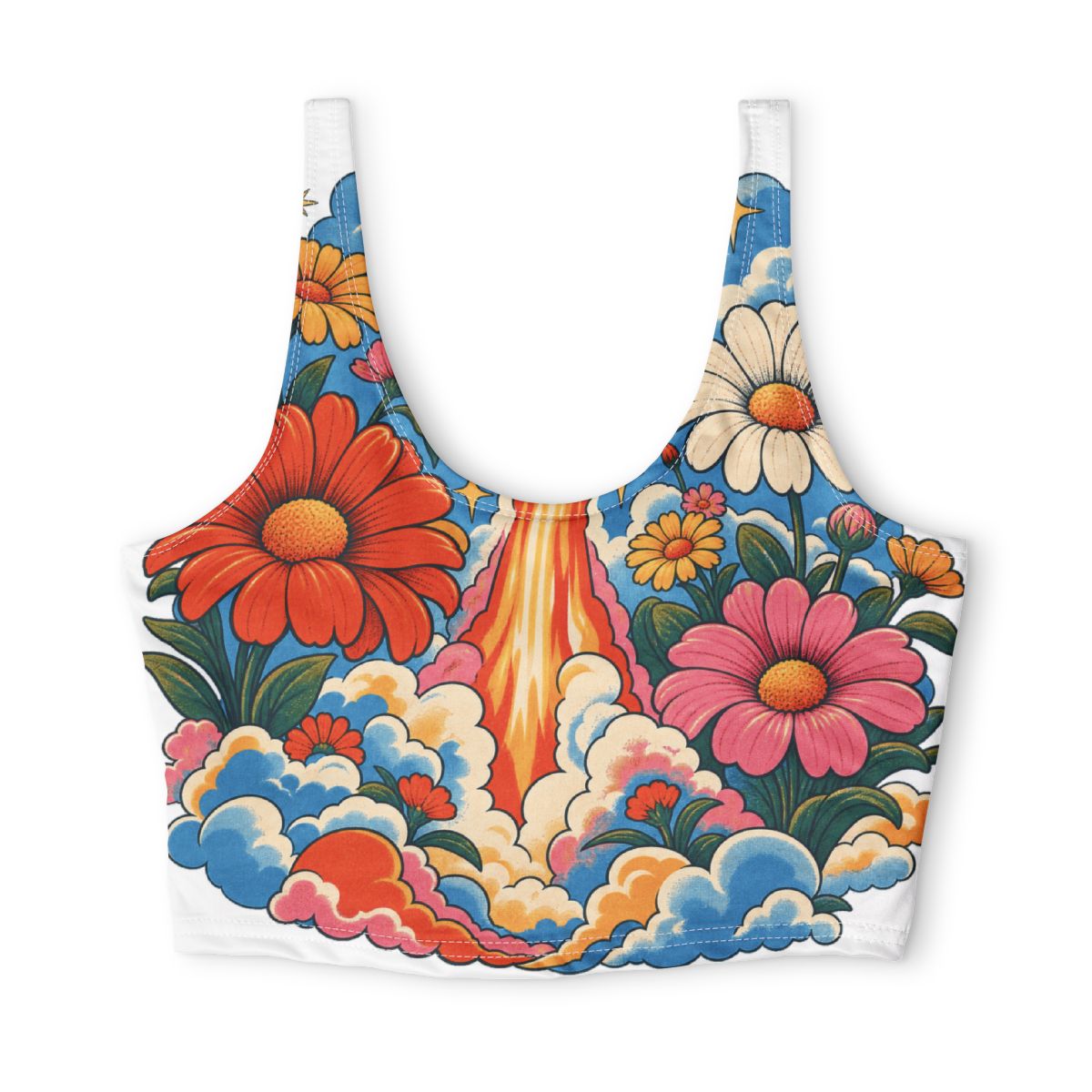Zoitra Flower Launch Sports Bra — Apparel from Zoitra Collective
