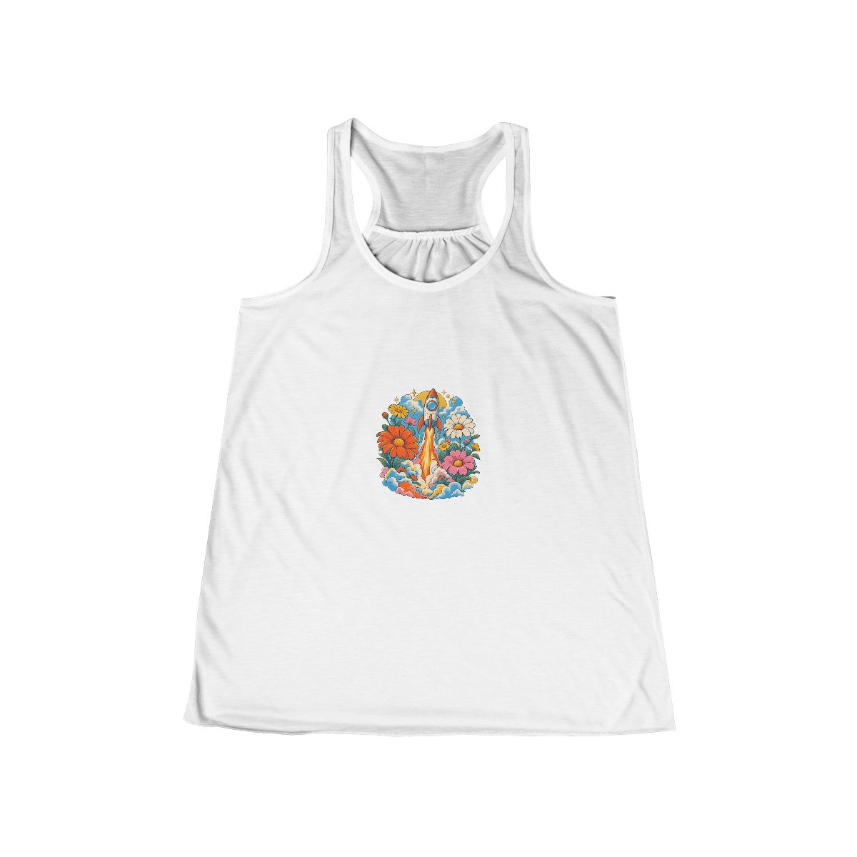 Zoitra Flower Launch Tank Top — Apparel from Zoitra Collective