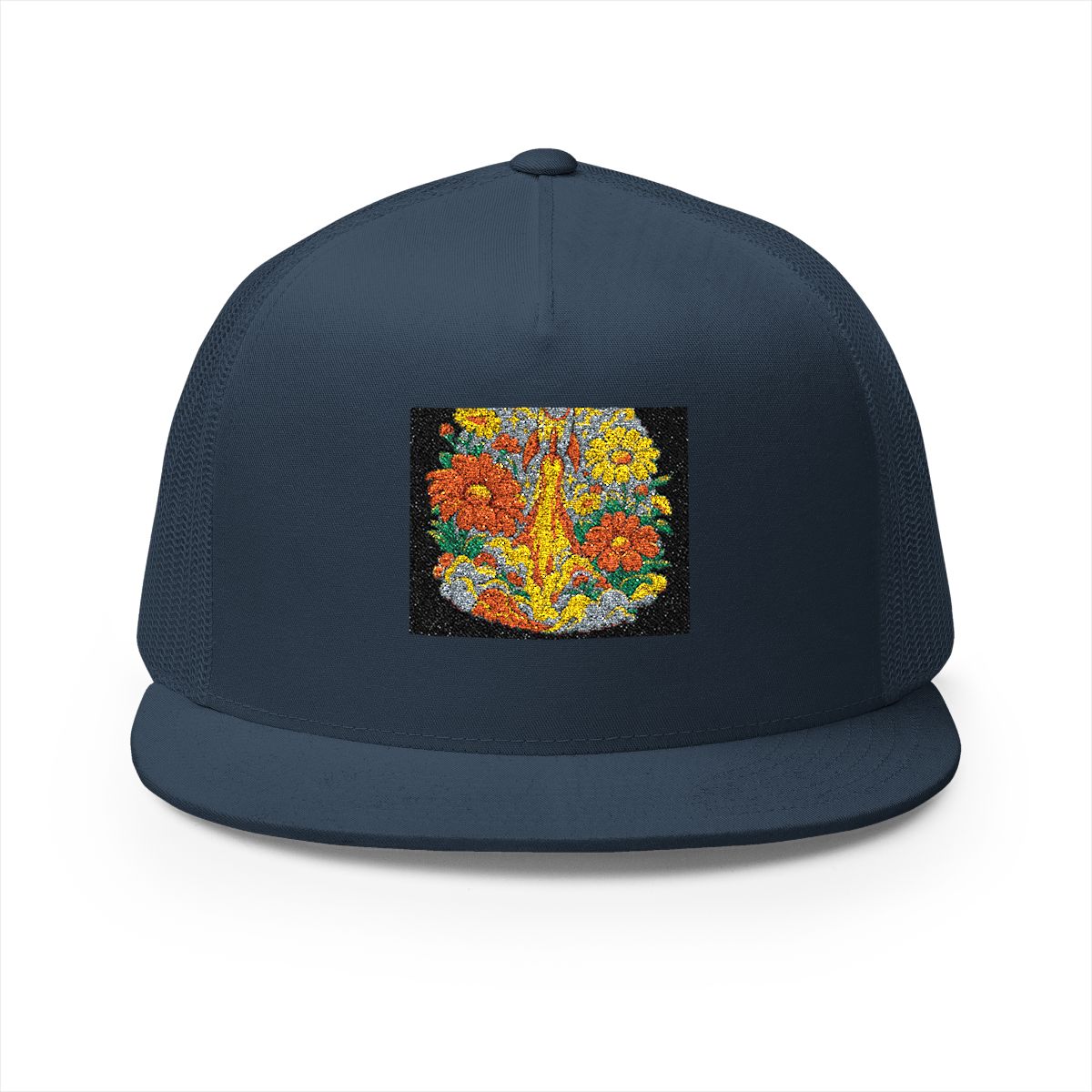 Zoitra Flower Launch Trucker Cap — gallery view 1 of 6